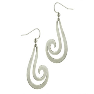 Big Tribal Hooks in Sterling Silver- last pair!