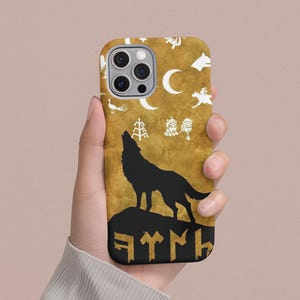 Bozkurt Turkic Phone Case, Turan iPhone Design Cover, Turan Empire Fan Cover, Turkic States Case, Turan Phone Case, GÖKTÜRK, Osmanli