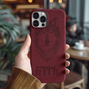 Turkic Wolf iPhone  – Göktürk – Bozkurt Design – Turkish Flag -Instanbul, Turkey, Turkiye, Patriotic Phone Case