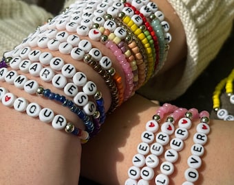 Eras Tour Friendship Bracelet: Handmade Beaded Swiftie Gift