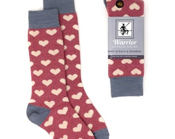 Heart Alpaca Socks