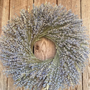 dried lavender garden wreath 19-20 Best seller Spring Summer Fall decor handmade in the USA image 2