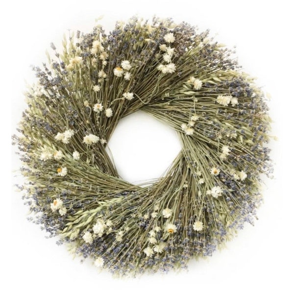 Sweet lavender farm wreath 22 inch