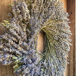 dried lavender garden wreath 19-20 Best seller Spring Summer Fall decor handmade in the USA image 5