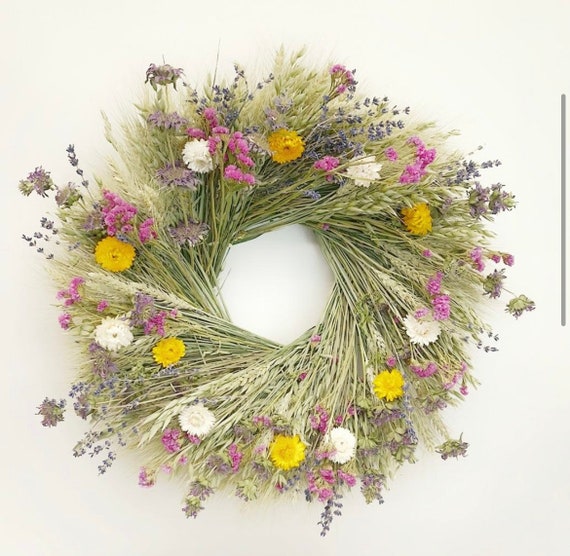 Buy Eternal Sunshine & Happiness Dried Natural Flower Wreath 22  