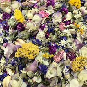 Bulk Dried Flower Confetti: Natural Wedding Decor, 25 Cups