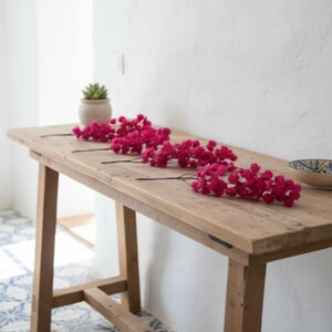 Dried Bougainvillea - Unique coastal mediterranean decor - Florida house decor image 3