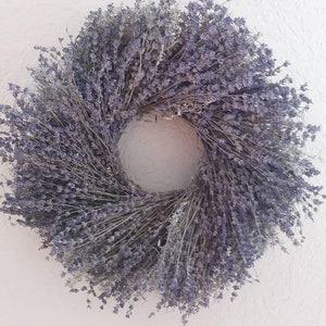 Dried Lavender Garden Wreath 15 inch