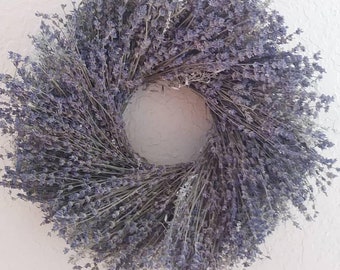 Dried Lavender Garden Wreath 15 inch