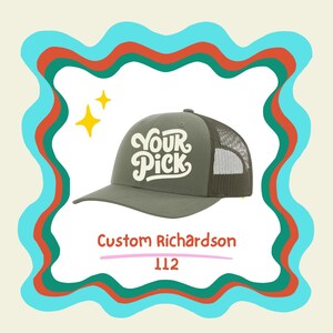 Custom Richardson 112, Embroidery Caps