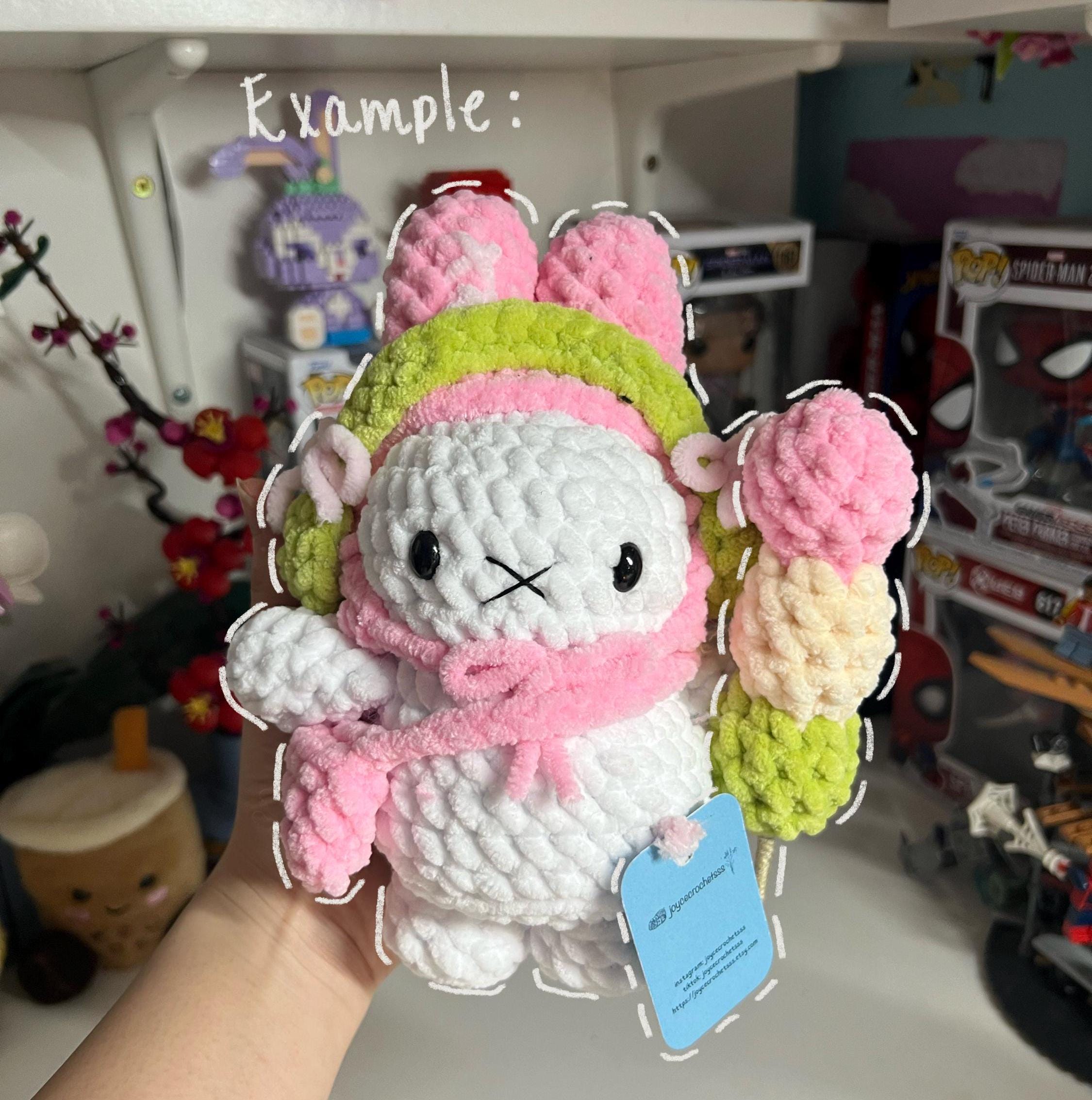 Jumbo Crochet Miffy Plushie - Etsy
