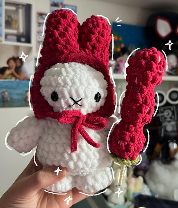 Jumbo Crochet Miffy Plushie - Etsy