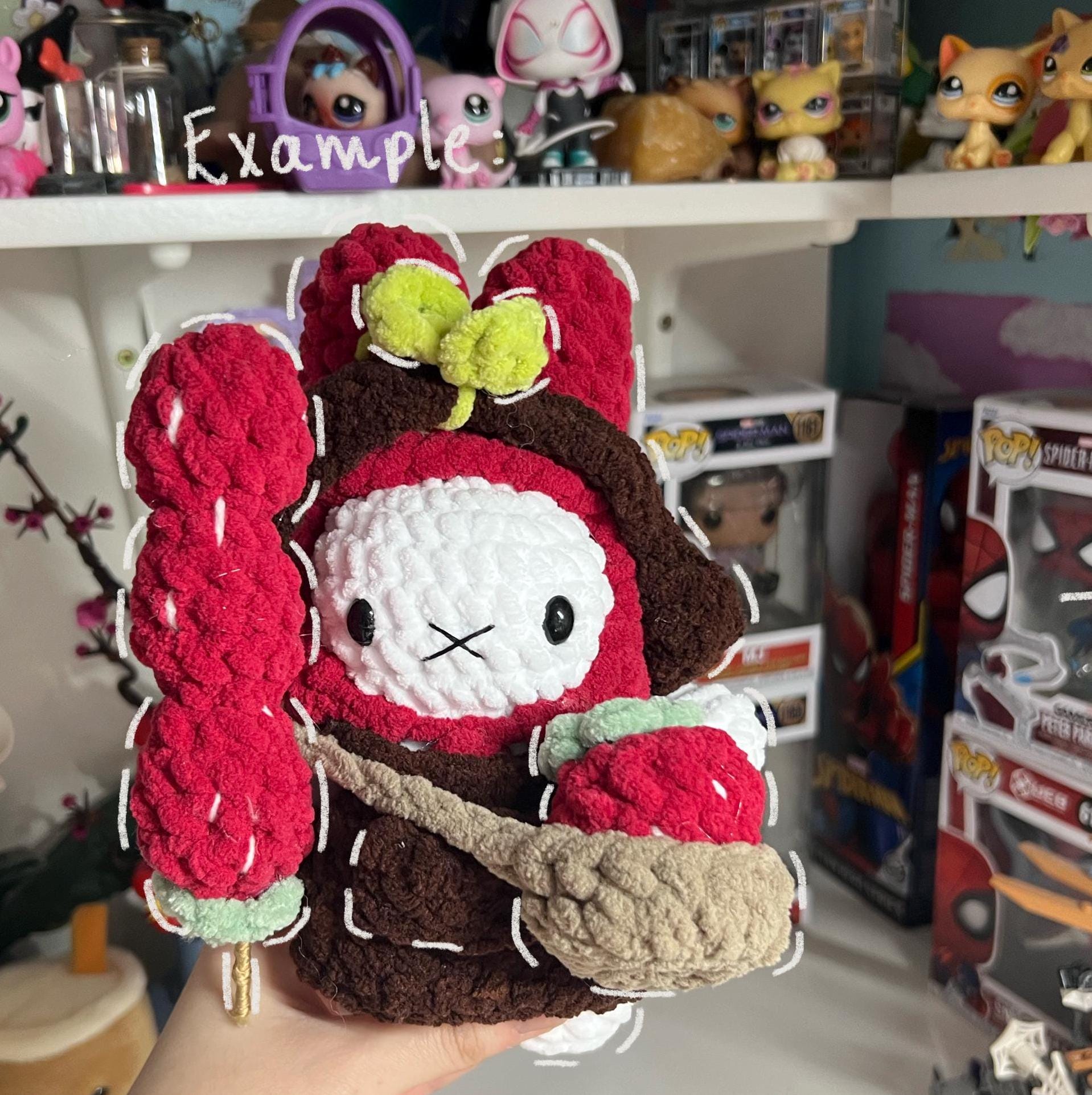 Jumbo Crochet Miffy Plushie - Etsy