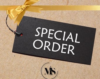 Pedido especial AÑADIR personalización adicional