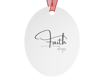 Faith Over Fear Metallanhänger