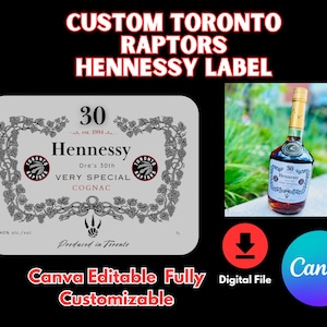 Custom Raptor Hennessy Label
