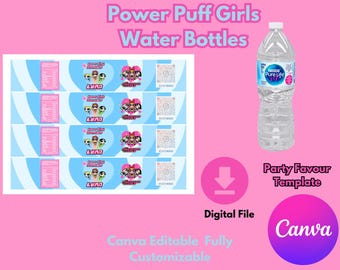 Power Puff Girls Water Bottle