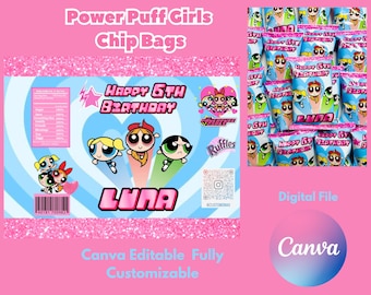 Power Puff Girls Chip Bags