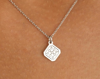 Chip Necklace · 14K Gold Plated · 925K Sterling Silver · Computer Pendant · Motherboard Necklace · Science Necklace · Unisex Jewelry