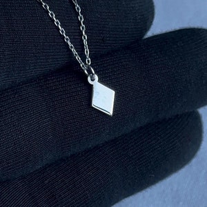 ダイヤモンドネックレス · 14K ゴールドメッキ · 925K スターリングシルバー · ポーカーペンダント · ギャンブルネックレス · トランプネックレス · ユニセックスジュエリー