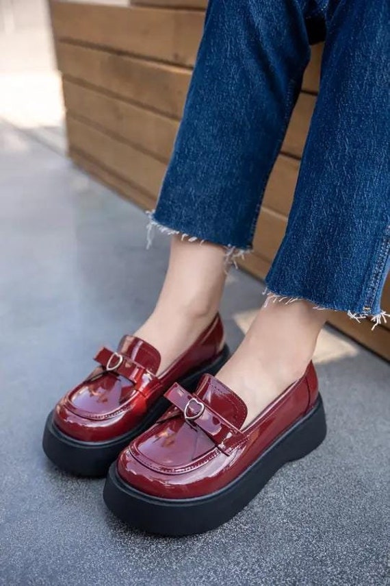 Cómo Combinar Mocasines Rojos De Mujer Con Tacon Mocasines Outfit