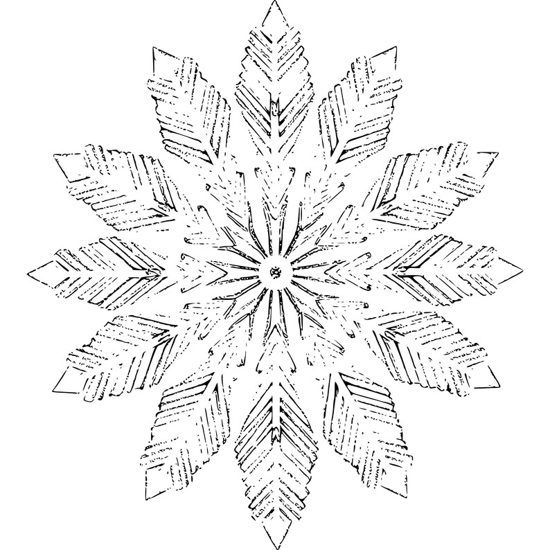 Snowflake SVG Bundle, Winter Artwork and Clipart for DIY Projects ...