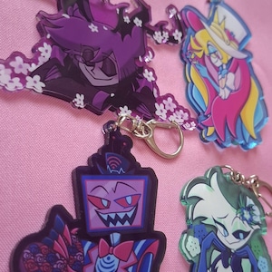 Hazbin Hotel PRIDE Colors Keychain Set One [PRE-ORDER]