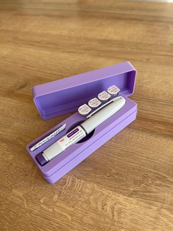 KwikPen Mounjaro Pen Case Storage Box – Discreet & Stylish Injection Kit Organiser