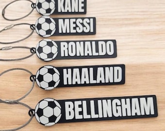 Porte-clés football personnalisé : cadeau unique pour les fans de football, les équipes et les clubs ! - Cadeau sportif pour entraîneur et arbitre