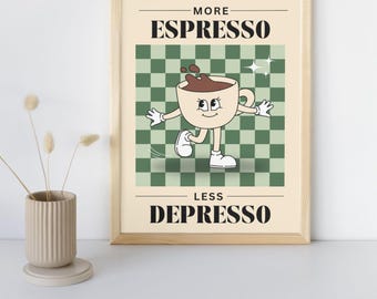Espresso Coffee Pop Art Wall Art Poster