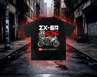 Kawasaki Ninja ZX-6R T-Shirt: Cotton Motorcycle Tee, Biker Gift