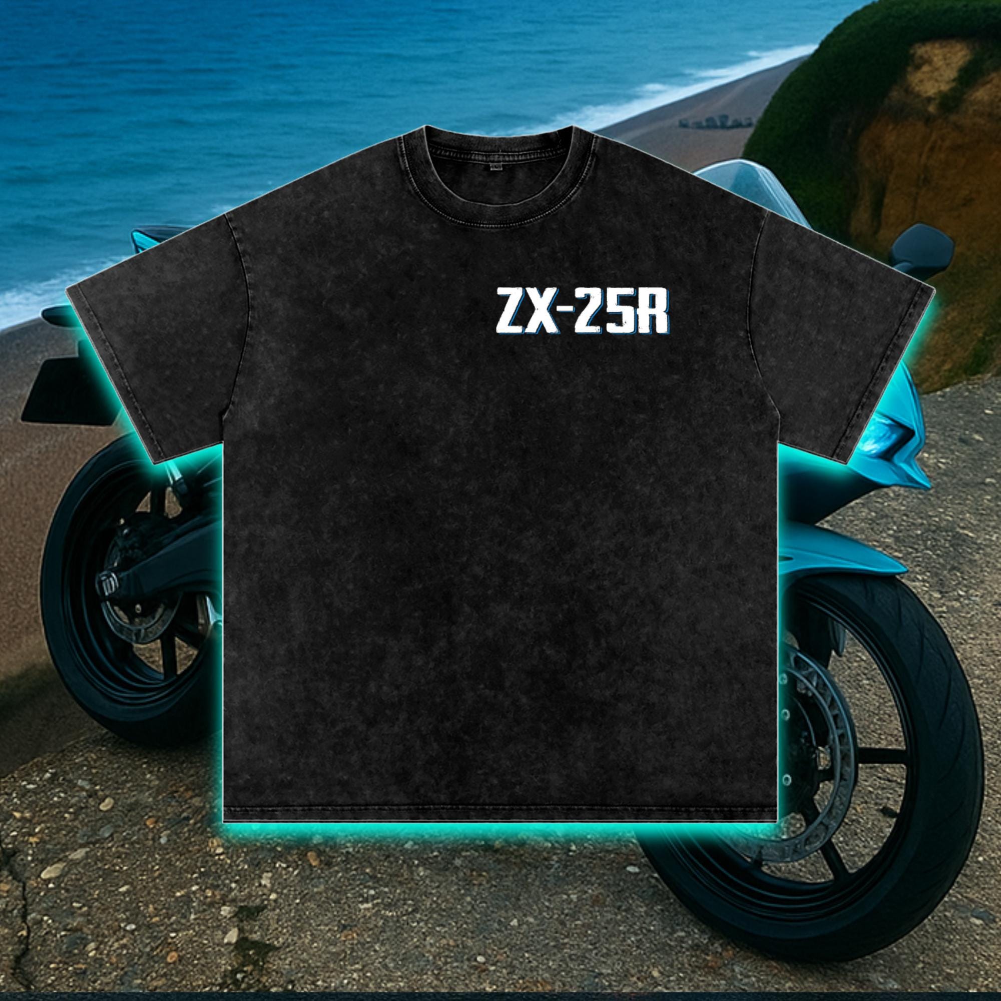 KAWASAKI FRONTALE BADHOP シャツ 2XL T-shirt Kawasaki Ninja ZX14R Lizard | 2012-2024 – Moto Animals