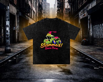 Slammed Since Born T-Shirt, Lowered Car Tuning Streetwear Tee