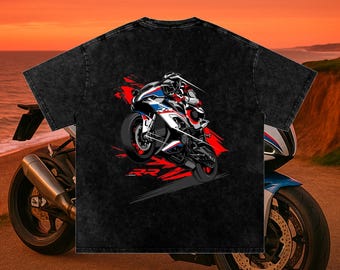 BMW S1000RR T-Shirt: Cotton Sports Bike Tee, Motorbike Fan Gift