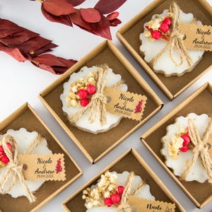 50 pezzi di saponette per bomboniere per ospiti all'ingrosso, bomboniere per feste, regalo personalizzato, bomboniera per feste, regalo per baby shower, regalo per damigelle d'onore