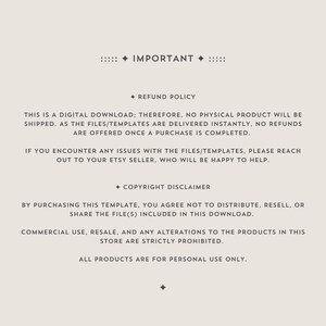 Important details about the refund policy and copyright disclaimer for this digital halloween invitation.