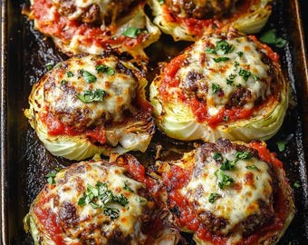 Oven-Baked Cabbage Burger Recipe: Krautburger Runzas (Digital Download)