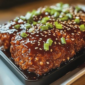Süßes & pikantes koreanisches BBQ Hackbraten Rezept (Digitaler Download)