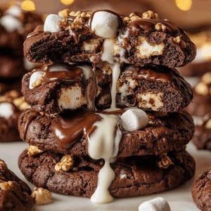 Galletas de chocolate navideñas Rocky Road: la receta perfecta para las fiestas (PDF) (Descarga digital)