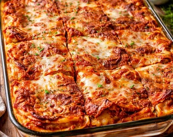 Classic Lasagna Bolognese PDF (Digital Download Recipe)