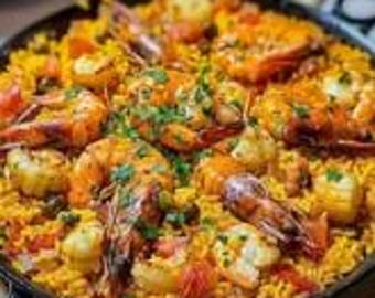 Recept Spaanse zeevruchtenpaella (digitale download)