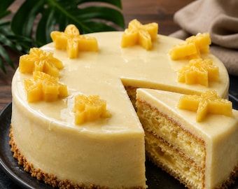 Recept voor sappige ananastaart (digitale download)