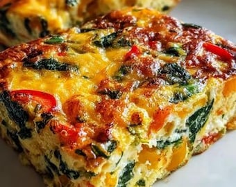 Cottage Cheese Egg Bake Recipe: Easy Protein Breakfast (Digital Download)