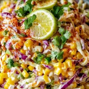 Mexican Street Corn Coleslaw Recipe: Elote-Inspired Side Dish (Digital Download)