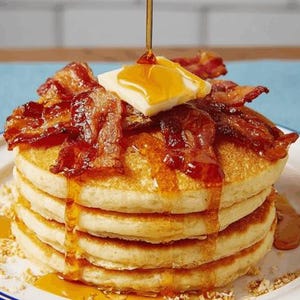 Fluffy American Pancakes Thick Soft Cloud-Like Recipe PDF (Digital Download Recipe)