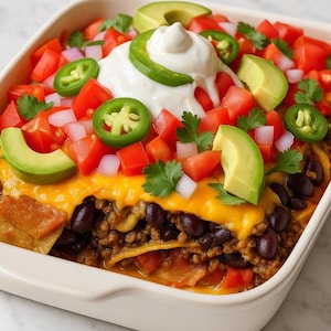 Keto Taco Casserole Recipe: Easy Dinner, Party Meal (Digital Download)