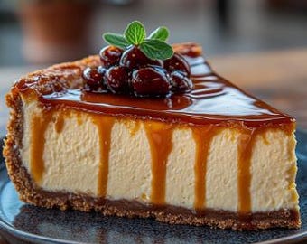 Salted Caramel Cheesecake Brûlée Recipe (Digital Download)