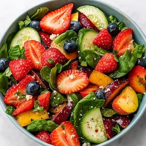 BESTE RECEPT Voor zomeraardbeiensalade, eenvoudig recept, dinerrecept, feestrecept