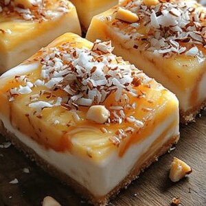 Frozen Pineapple Swirl Bars Recipe: Easy No-Bake Dessert (Digital Download)