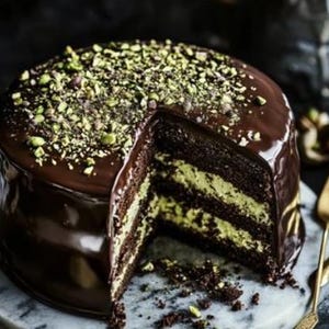 Dubai Chocolate Pistachio Bar Cake Recipe (PDF Pattern)